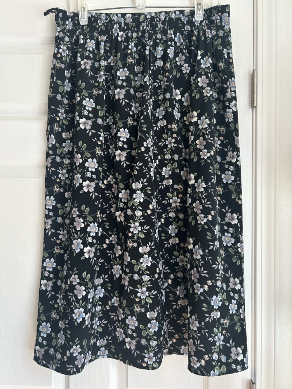Vintage Make Promises floral midi skirt size 2x